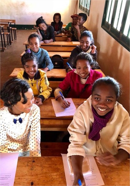 Students receiving tutoring support at the Elevatus Youth Center